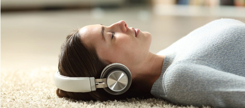 Escuchando música antes de dormir